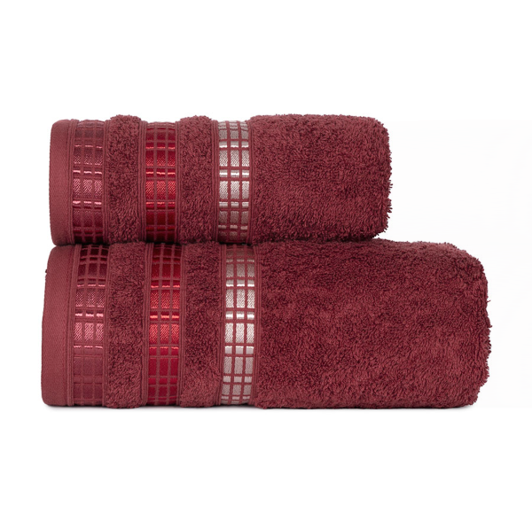 ręcznik luxury bordowy