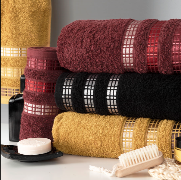 ręcznik luxury bordowy