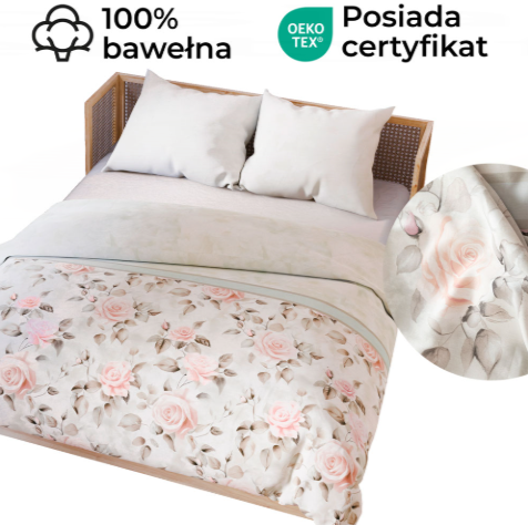 ROSALINA Komplet pościeli z bawełny satynowej - obrazek 5